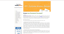 Desktop Screenshot of penerjemahtersumpah.com